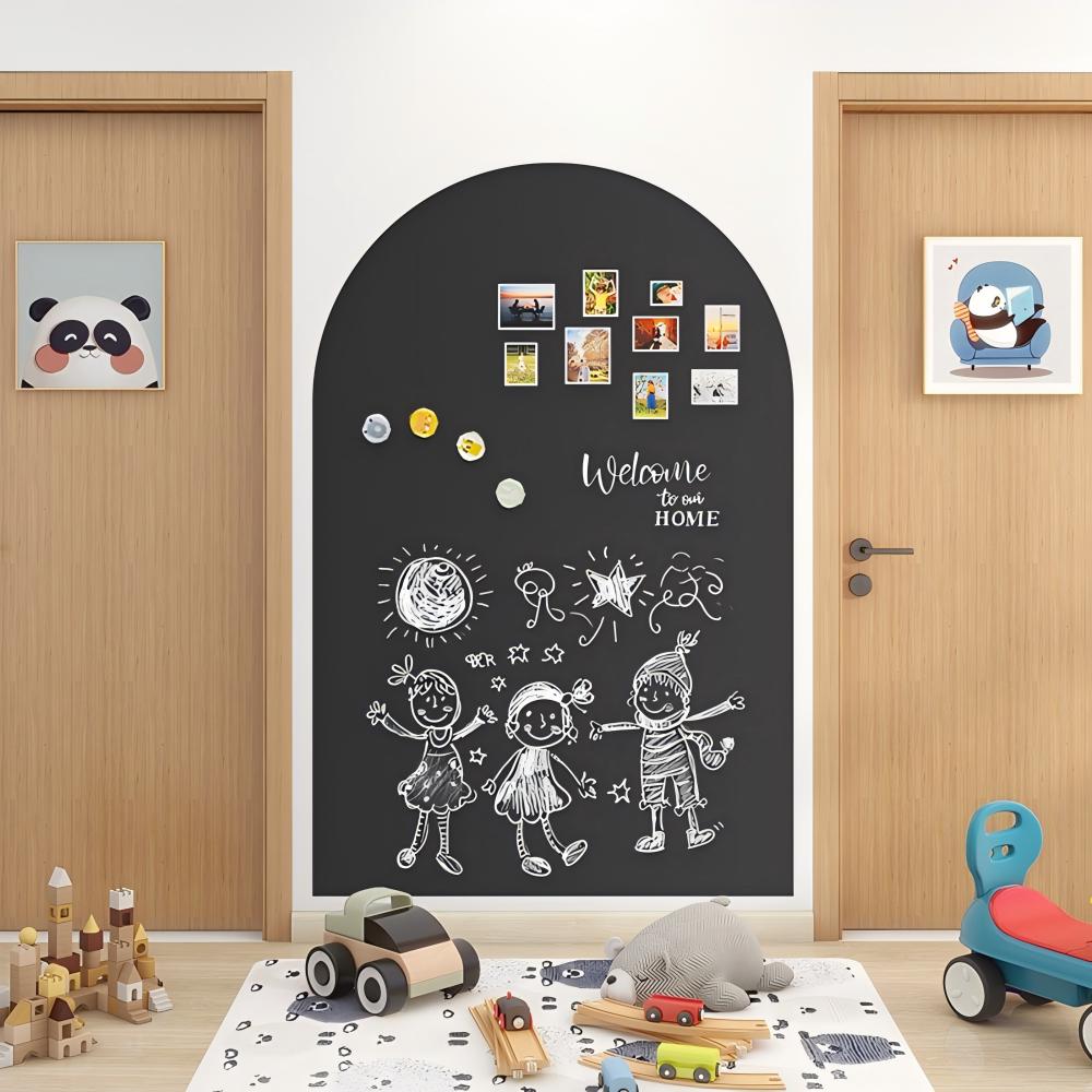 Xiaohongshu Hot Selling Arch Blackboard 118 * 90cm Wall Stickers, Home Creative Decoration Message Board, Graffiti Space Renovation(Shipping:Amazon Shipping + Amazon MCF)