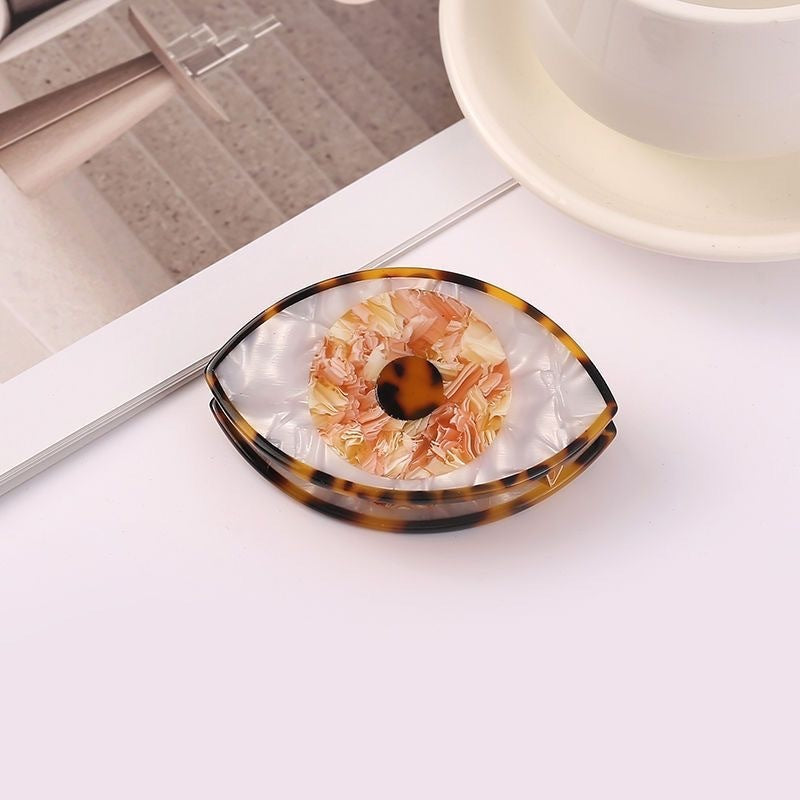 French Big Eye Acetate Hair Scrunchies