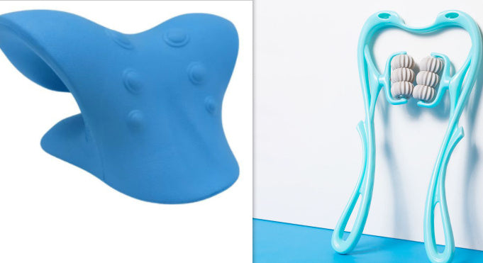 Manual Six-Wheel Neck Massager – Multifunctional Roller Massage Tool for Pain Relief & Relaxation