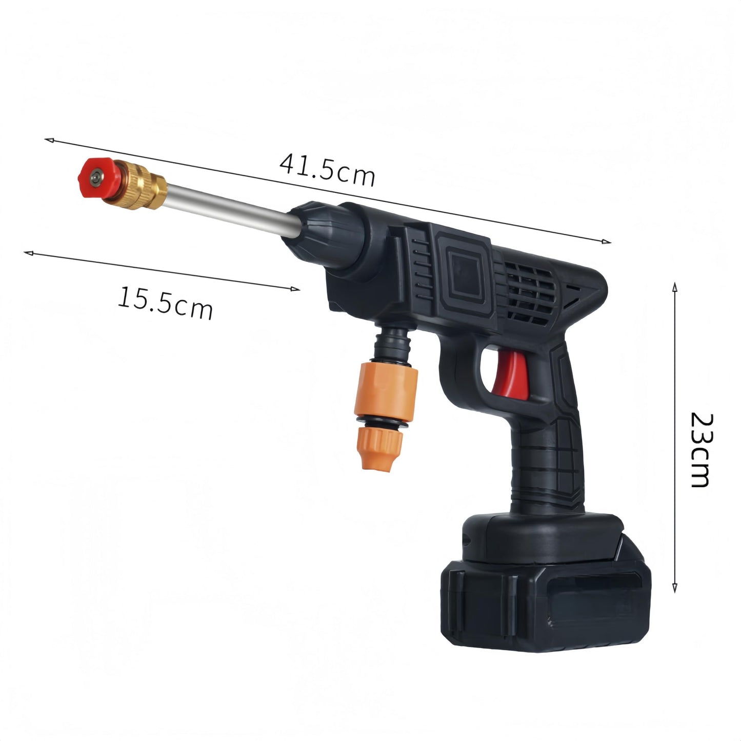 Electric Cordless High Pressure Car Washing Gun – Portable Power Washer for Car, Bike, and Home Cleaning