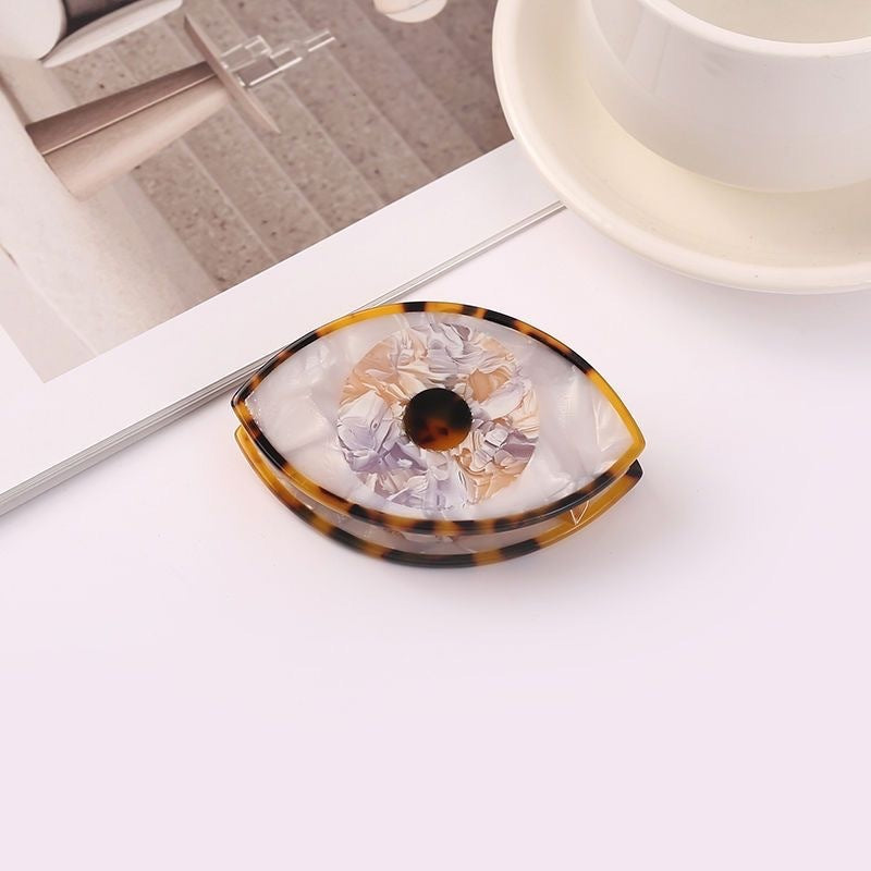 French Big Eye Acetate Hair Scrunchies