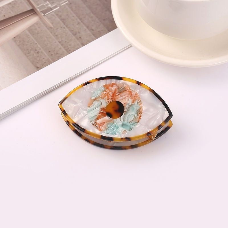 French Big Eye Acetate Hair Scrunchies