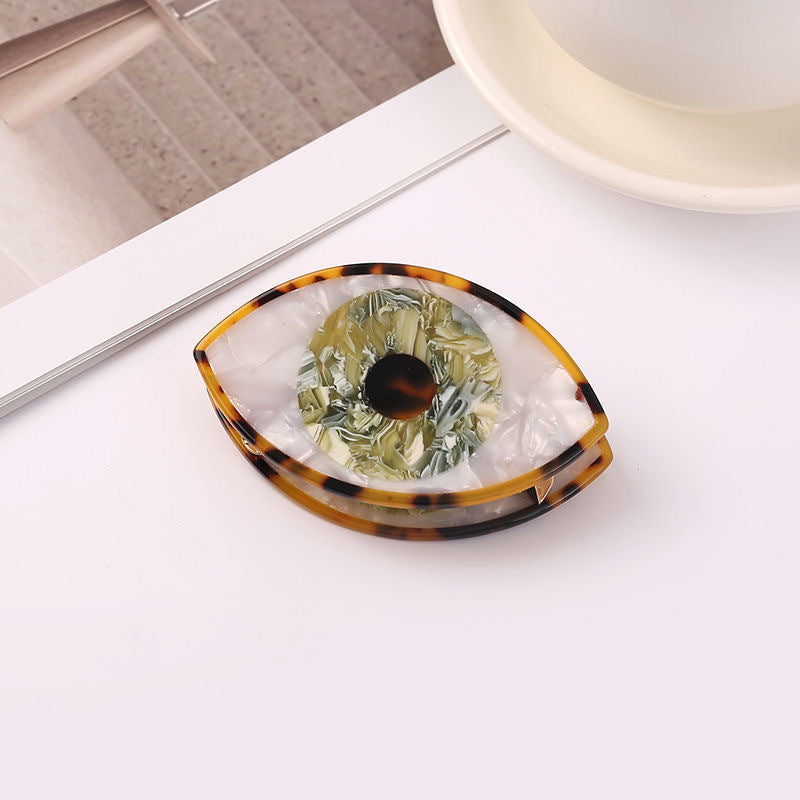 French Big Eye Acetate Hair Scrunchies