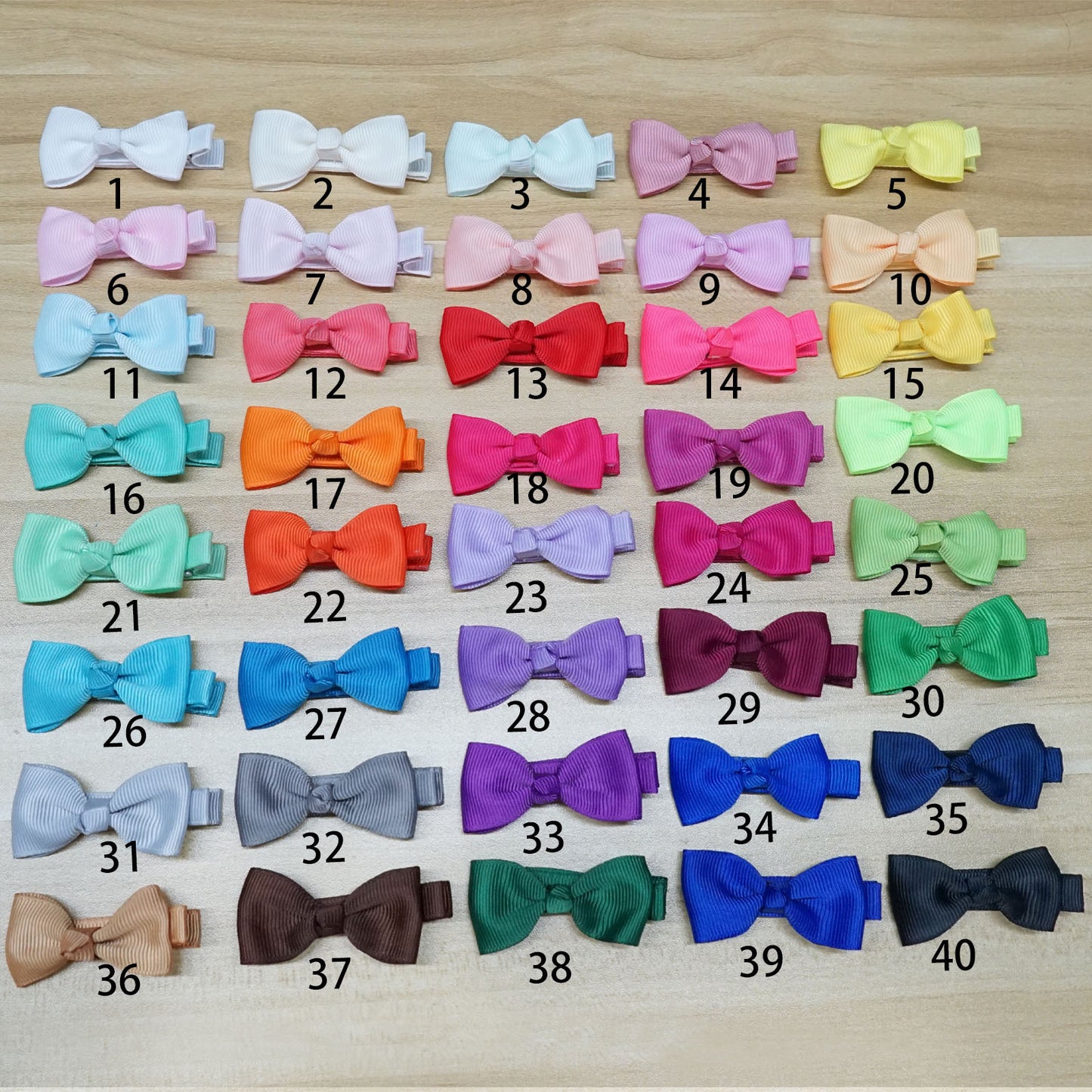 40 80 Pieces Fully Lined No Slip Hair Clips In 20 40 Pastel Colors, Barrettes And Bows For Infants, Toddlers, And Baby Girls