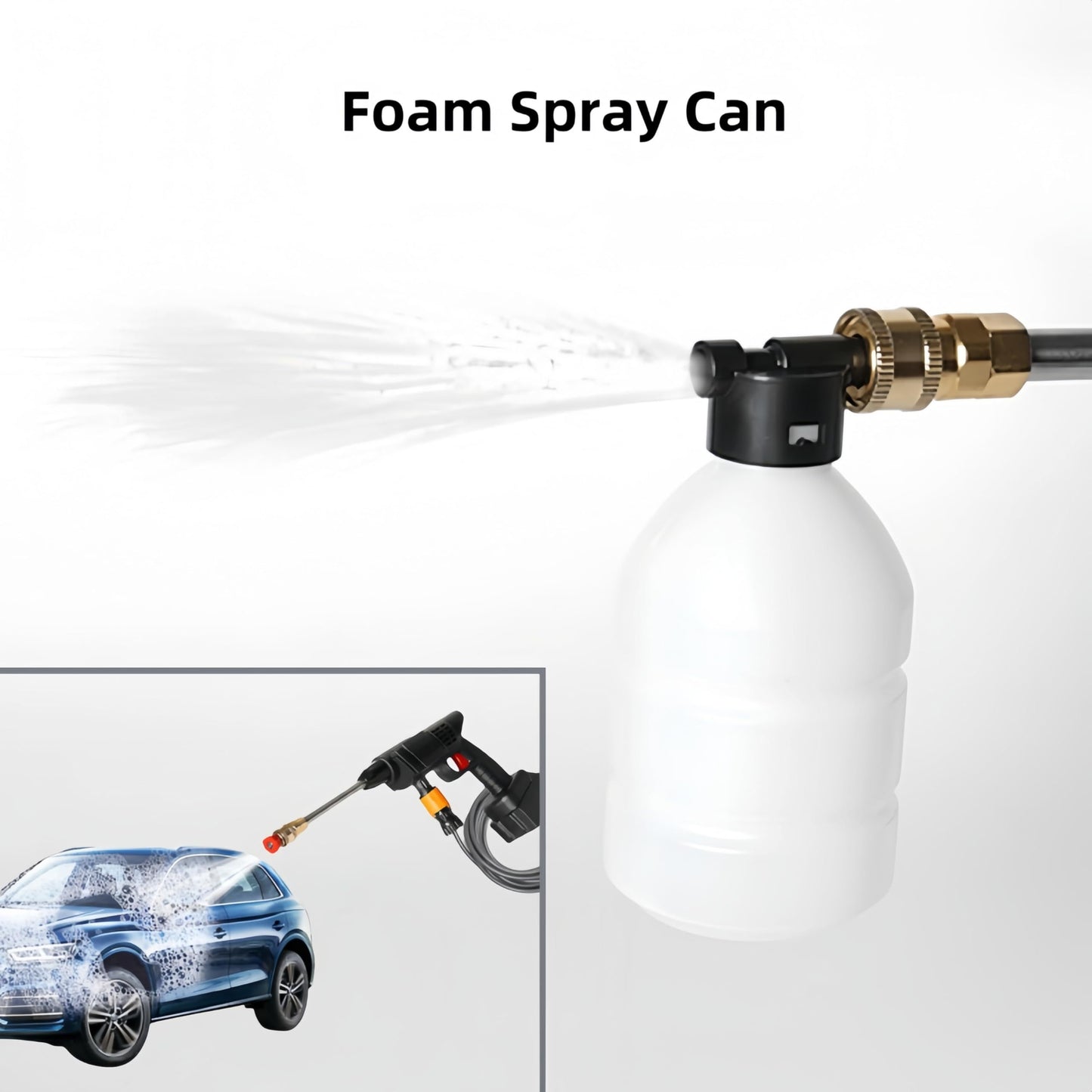 Electric Cordless High Pressure Car Washing Gun – Portable Power Washer for Car, Bike, and Home Cleaning