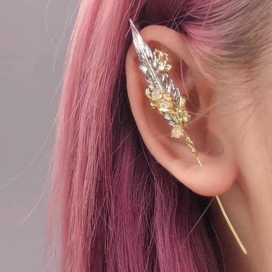 Wing Piercing Ear Stud Special-interest Design