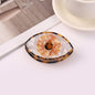 French Big Eye Acetate Hair Scrunchies
