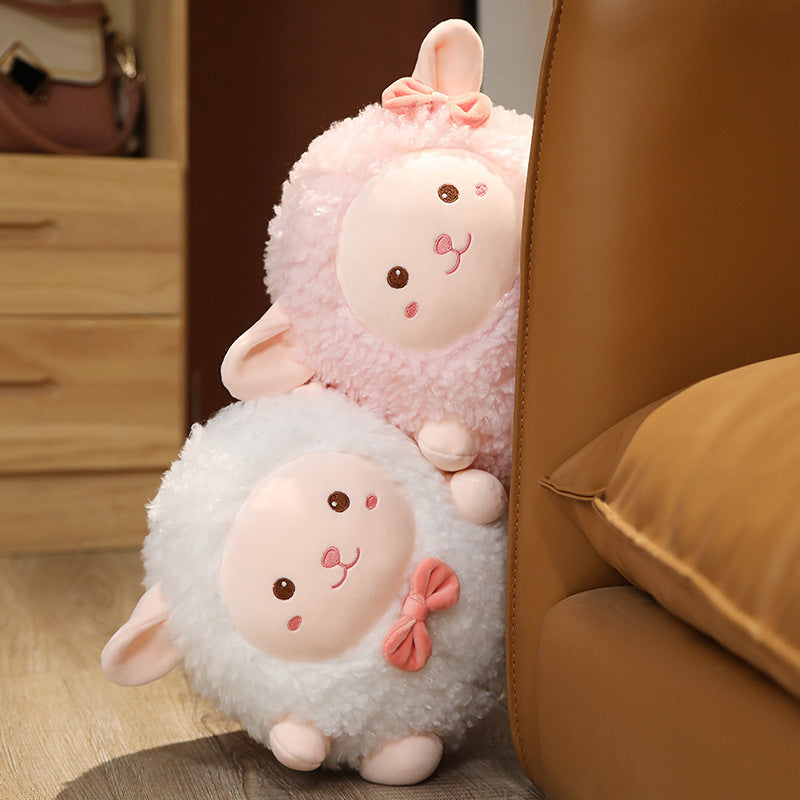 Cartoon Ball Sheep Doll Chubby Woolen Toy
