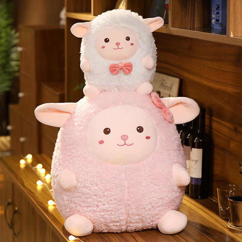 Cartoon Ball Sheep Doll Chubby Woolen Toy