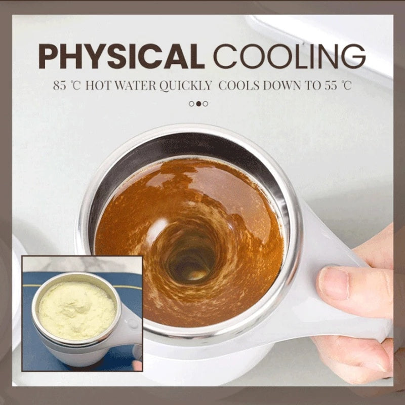 Rechargeable Automatic Self-Stirring Coffee Cup – Electric Magnetic Mixer for Coffee, Milk, and Shakes