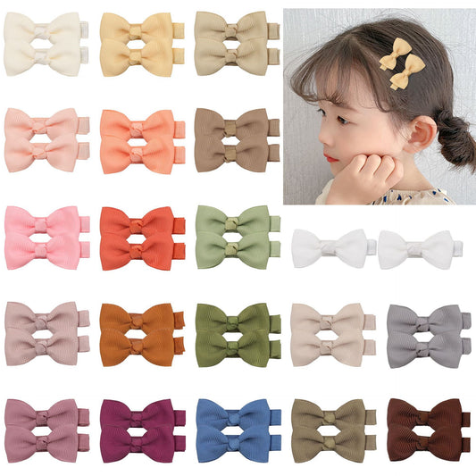 40 80 Pieces Fully Lined No Slip Hair Clips In 20 40 Pastel Colors, Barrettes And Bows For Infants, Toddlers, And Baby Girls