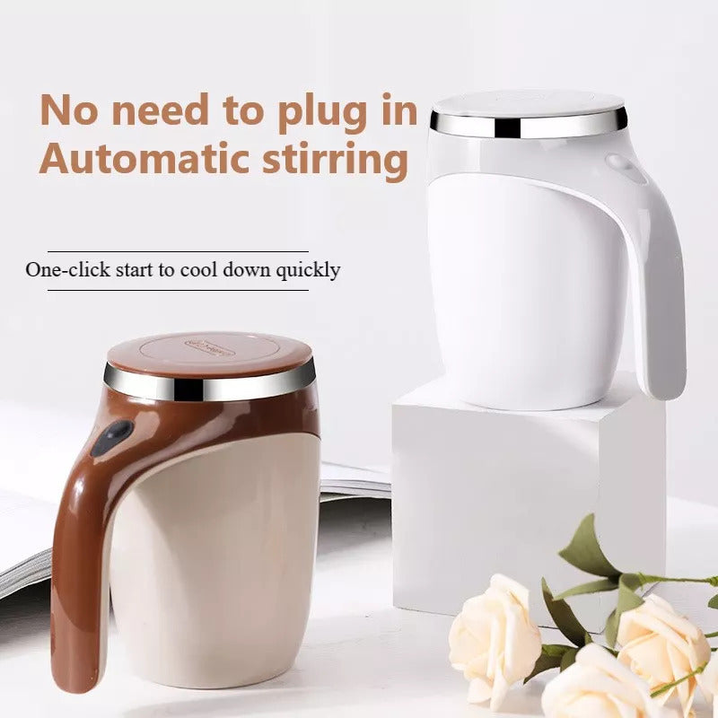 Rechargeable Automatic Self-Stirring Coffee Cup – Electric Magnetic Mixer for Coffee, Milk, and Shakes