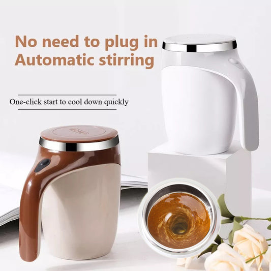 Rechargeable Automatic Self-Stirring Coffee Cup – Electric Magnetic Mixer for Coffee, Milk, and Shakes